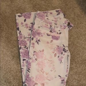 Floral Jeans